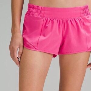 Lululemon Athletica Bright Pink Athletic Shorts
